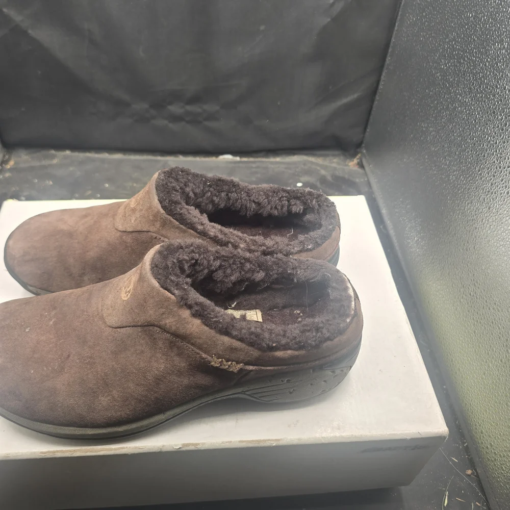 Merrell Dark Brown Suede Slip-On Loafers‎